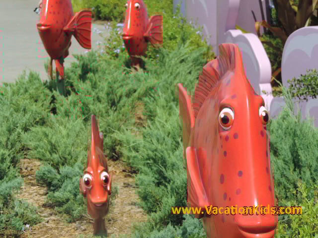 Guests are surrounded by whimsical animated characters from their favorite Disney movies at the Art Of Animation Resort