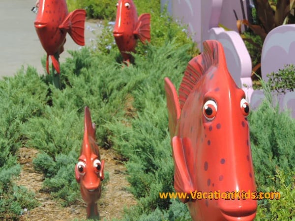 Guests are surrounded by whimsical animated characters from their favorite Disney movies at the Art Of Animation Resort