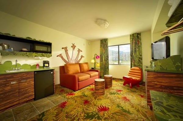 Feel like your Is waking up on the African Savannah by staying in one of the Lion King Suites at Disney's Art Of Animation