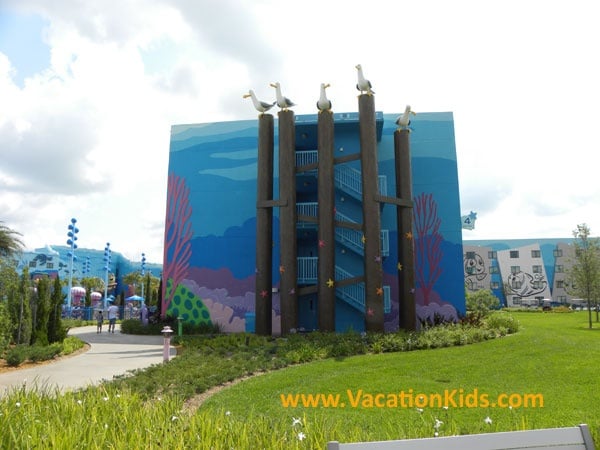 All the Characters found here are built to scale. Compared to the Seagulls, You'll feel like you are the same size as Nemo