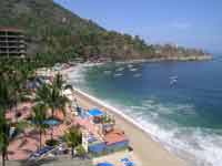 Beach view at Barcelo Puerto Vallarta