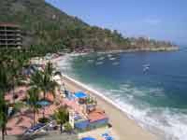 Beach view at Barcelo Puerto Vallarta