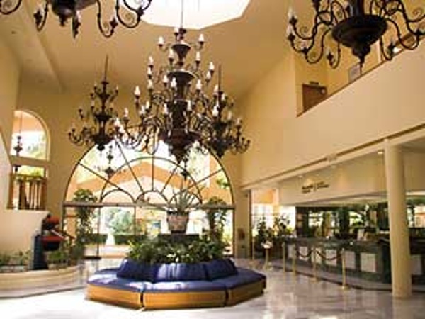 Guests are welcomed at the lobby of the Barcelo Puerto Vallarta