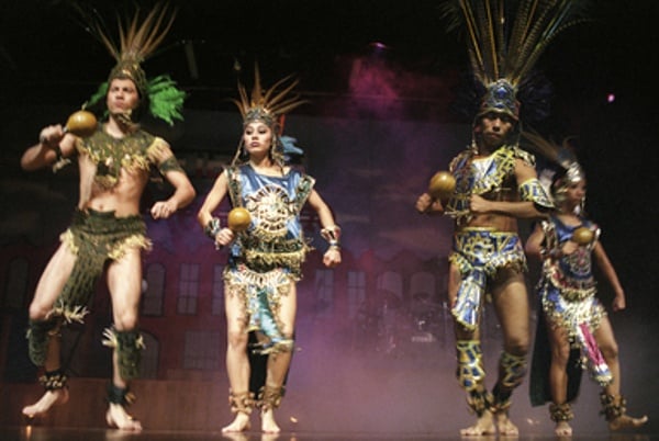 Exciting nightly shows performed by talented entertainers at the Barcelo Maya Beach All Inclusive Resort