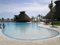 Guests have their choice of pools at the Barcelo Maya Tropical