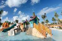 Kids ages 4-12 years will enjoy fun in the sun at the Barcelo Maya Colonial waterpark