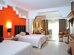 The Iberostar Maya is an all suite property offering families finely appointed accommodations