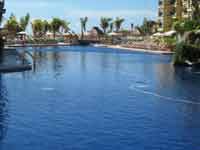 Hotel Marina El Cid offers two over sized free form pools