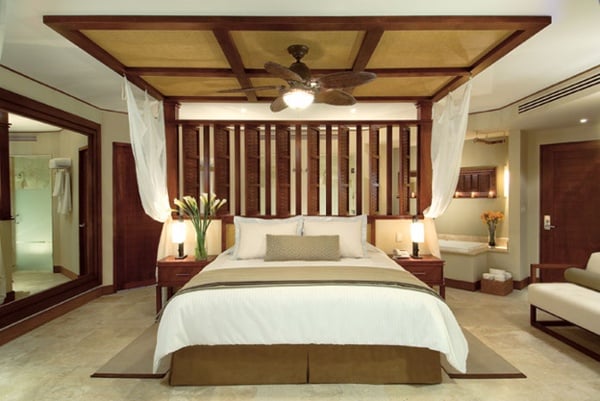 Dreams Riviera Cancun Octagon shaped rooms with stylish decor