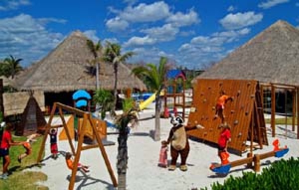 Kids will be busy playing all day at the Grand Palladium White Sands Kids club