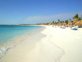 Akumal Beach Resort offers over a mile of perfect beach front