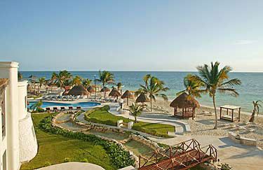 Azul Beach Resort view of pool and beach