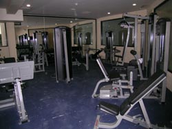 View of fitness center at Dreams Puerto Aventuras resort