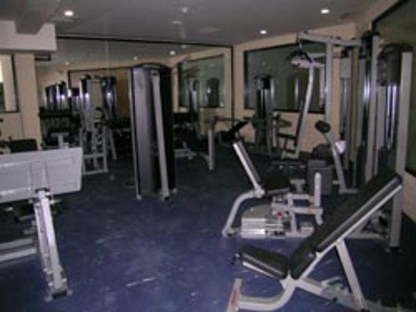 View of fitness center at Dreams Puerto Aventuras resort