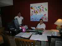 Check in Desk where Parents sign children into the Oasis Palm Cancun Kids Club