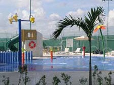 Children's splash park at the Azul Sensatori Hotel