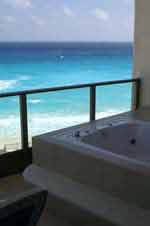 Club Room Jacuzzi view from adult rooms at the Great Parnassus Resort & spa