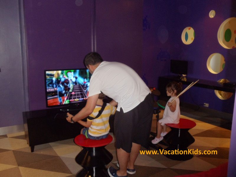 Family concierge lounge at the Paradisus Cancun