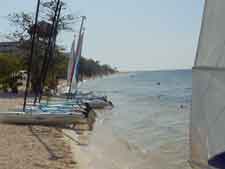 The Iberostar Rose Hall Beach Resort offers families plenty of fun non motorized water sport activities