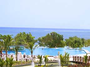 Main pool area at Iberostar Rose Hall Beach Resort Jamaica