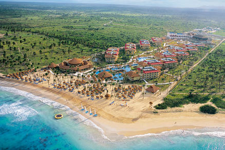View from the sky of Dreams Punta Cana Resort