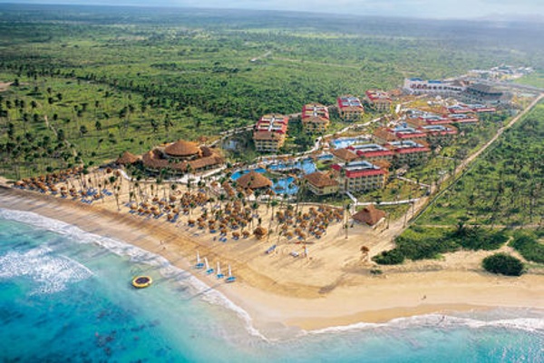 View from the sky of Dreams Punta Cana Resort