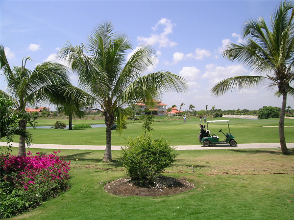 Enjoy a round of golf at the Cocotal course at the Melia Caribe Tropical Resort