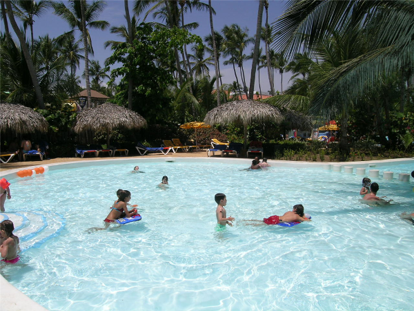 Plenty of wet and wild family fun a the Melia Caribe Tropical All Inclusive Resort