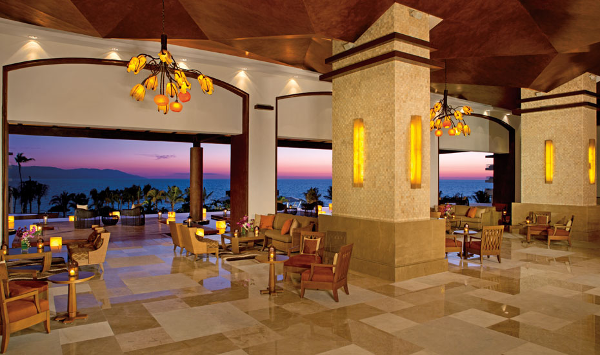 Your family can enjoy gorgeous sunsets from Now Amber Puerto Vallarta