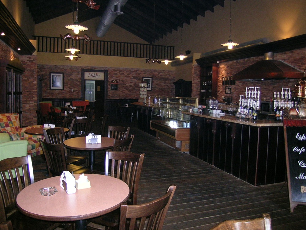 Mike's coffee bar is one of 10 bars at Ocean Blue Resort