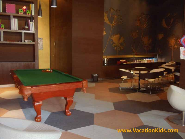 Another view of the trendy kids club at the Paradisus La Esmeralda
