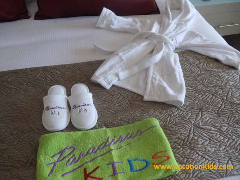 Kids Robe and slippers at Paradisus La Esmeralda Resort