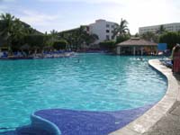 Pool bar at the Melia Puerto Vallarta resort