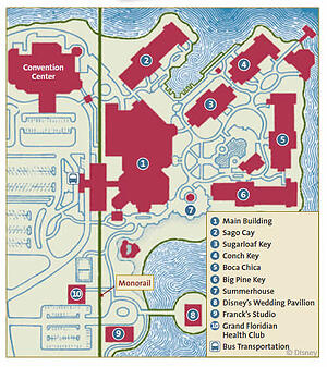 Grand Floridian Map