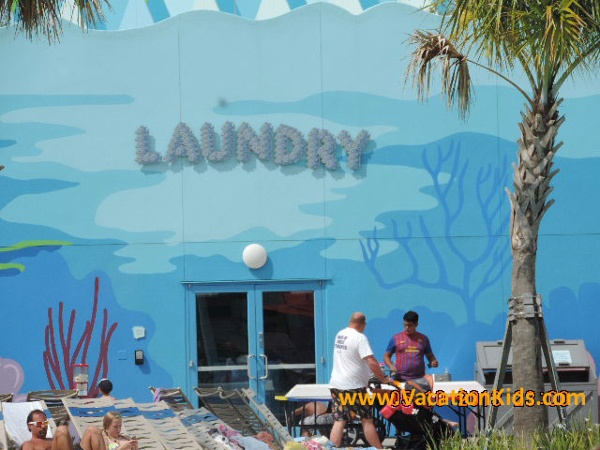 Families have access to full laundry facilities at Disney's Art Of Animation Resort
