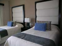 Contemporary designed rooms at the Azul Fives hotel