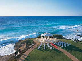 Dreams Cancun Wedding Gazebo is a romantic spot with breath taking views of Cancun