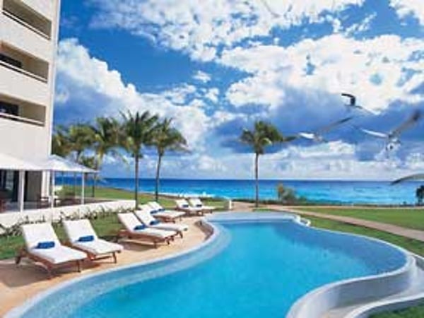 View of the Adult pool at Dreams Cancun Resort