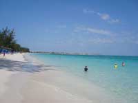 White sand & crystal clear blue water...no seaweed, no rocks at Beaches Turks & Caicos