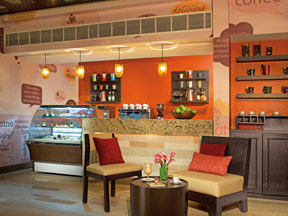 CoCo Coffee bar for snacks and a dose of caffiene at Now Puerto Vallarta Resort