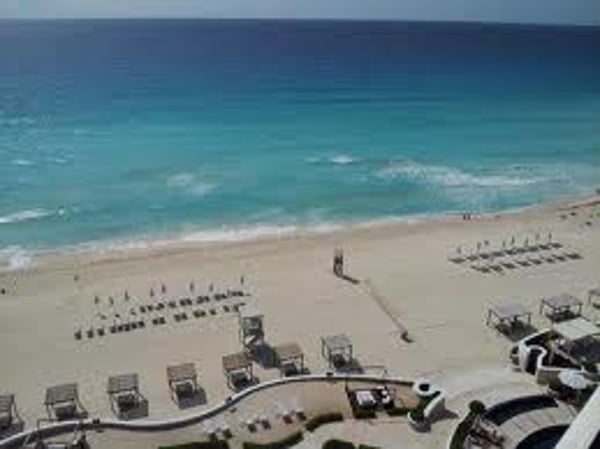Families staying at Sandos Cancun can look forward to the beautiful blue waters of the Caribbean seas