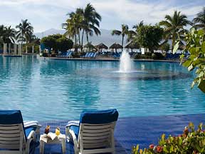 Enjoy a relaxing stay pool side at the Melia Puerto Vallarta