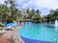 The Melia Puerto Vallarta offers a huge heated pool for families