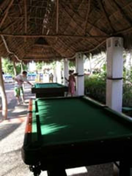 Pool tables for families to enjoy at the Melia Puerto Vallarta